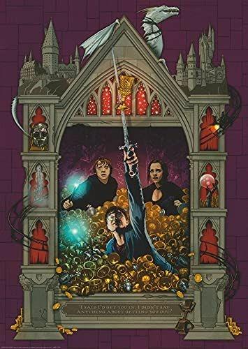 Ravensburger - Puzzle Harry Potter H, Collezione Book Edition, 1000 Pezzi, Puzzle Adulti - 2