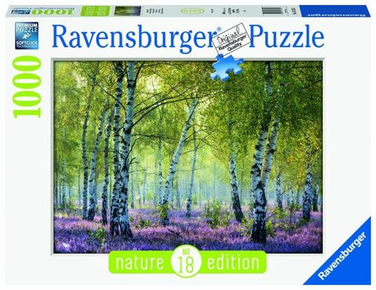 Ravensburger - Puzzle Bosco di Betulle, Collezione Nature Edition, 1000 Pezzi, Puzzle Adulti