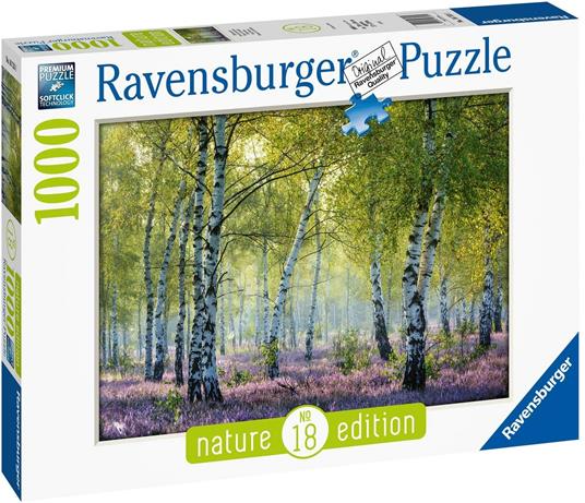 Ravensburger - Puzzle Bosco di Betulle, Collezione Nature Edition, 1000  Pezzi, Puzzle Adulti - Ravensburger - Nature edition - Puzzle da 300 a 1000  pezzi - Giocattoli | IBS