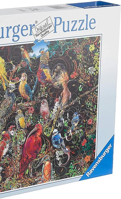 Ravensburger - Puzzle Uccelli d'arte, 1000 Pezzi, Puzzle Adulti - 3