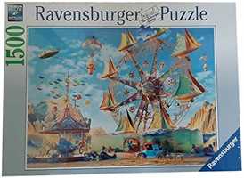 Ravensburger - Puzzle Giro del mondo in 80 giorni, 1000 Pezzi, Puzzle Adulti  - Ravensburger - Puzzle 1000 pz - illustrati - Puzzle da 1000 a 3000 pezzi  - Giocattoli