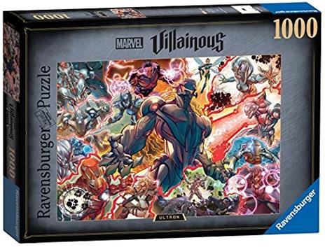 Ravensburger - Puzzle Villainous: Ultron, Collezione Villainous, 1000 Pezzi, Puzzle Adulti