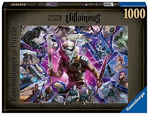 Ravensburger - Puzzle Villainous: Killmonger, Collezione Villainous, 1000 Pezzi, Puzzle Adulti - 3