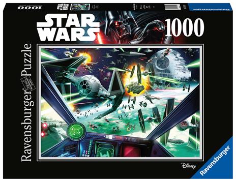 Ravensburger - Puzzle Star Wars:X-Wing Cockpit, 1000 Pezzi, Puzzle Adulti