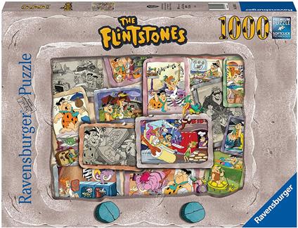 Ravensburger - Puzzle Flinstones, 1000 Pezzi, Puzzle Adulti