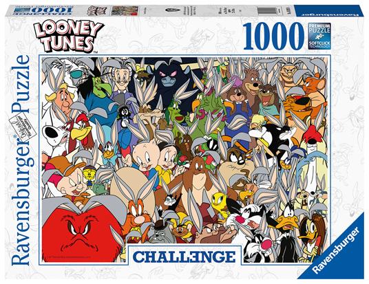 Ravensburger - Puzzle Looney Tunes, 1000 Pezzi, Puzzle Adulti - Ravensburger  - Puzzle 1000 pz - illustrati - Puzzle da 1000 a 3000 pezzi - Giocattoli |  IBS