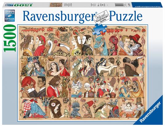 Ravensburger - Puzzle L'amore negli anni, 1500 Pezzi, Puzzle Adulti