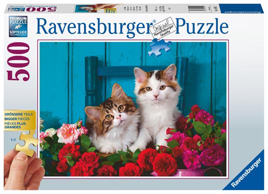 Ravensburger - Puzzle Gattini, Gold Edition, 500 Pezzi, Puzzle Adulti -  Ravensburger - Gold Edition - Puzzle da 300 a 1000 pezzi - Giocattoli | IBS