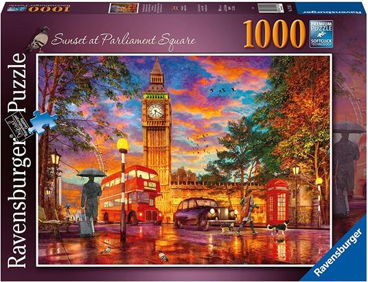 Ravensburger - Puzzle Piazza del Parlamento, Londra, 1000 Pezzi, Puzzle  Adulti - Ravensburger - Puzzle 1000 pz - illustrati - Puzzle da 1000 a 3000  pezzi - Giocattoli | IBS