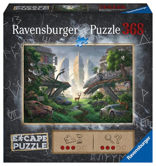 Ravensburger Puzzle Desolated City, Escape Puzzle, 368 pezzi, Puzzle Adulti