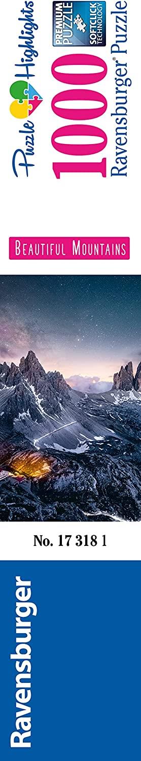 Ravensburger - Puzzle Le Tre Cime di Lavaredo, Collezione Beautiful Mountains, 1000 Pezzi, Puzzle Adulti - 4