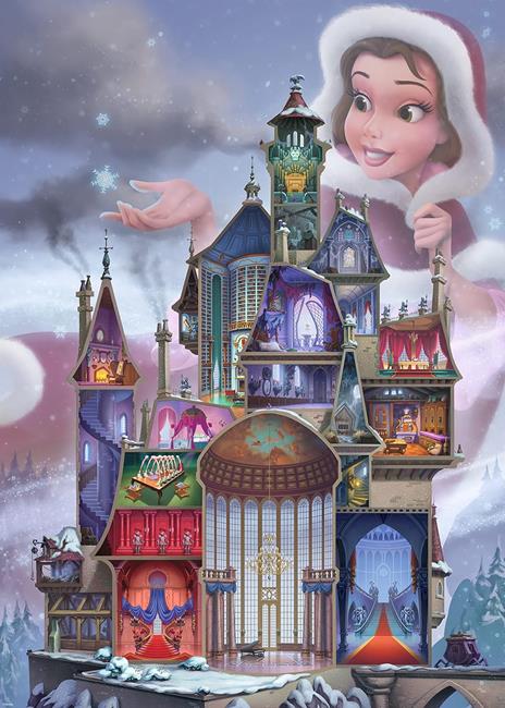 Ravensburger - PuzzleBelle - Disney Castles, Collezione Disney Collector's Edition, 1000 Pezzi, Puzzle Adulti - 3