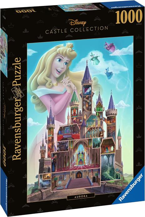 Ravensburger - PuzzleBelle - Disney Castles, Collezione Disney Collector's Edition, 1000 Pezzi, Puzzle Adulti - 5