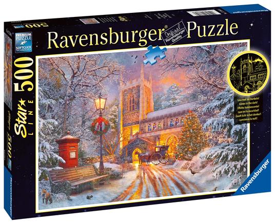 Puzzle 500 pz Un brillante Natale - Star Line