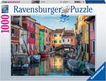 Ravensburger - Puzzle Burano, Italia, 1000 Pezzi, Puzzle Adulti