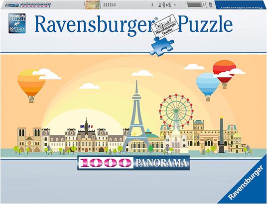 Ravensburger - Puzzle Una sera ad Amsterdam, Collezione Panorama, 1000  Pezzi, Puzzle Adulti - Ravensburger - Puzzle 1000 pz - Panorama - Puzzle da  300 a 1000 pezzi - Giocattoli | IBS