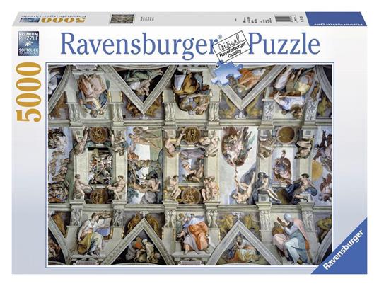 Ravensburger - Puzzle La Cappella Sistina, 5000 Pezzi, Puzzle Adulti - 2