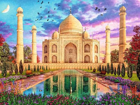 Ravensburger - Puzzle Maestoso Taj Mahal, 1500 Pezzi, Puzzle Adulti - 3