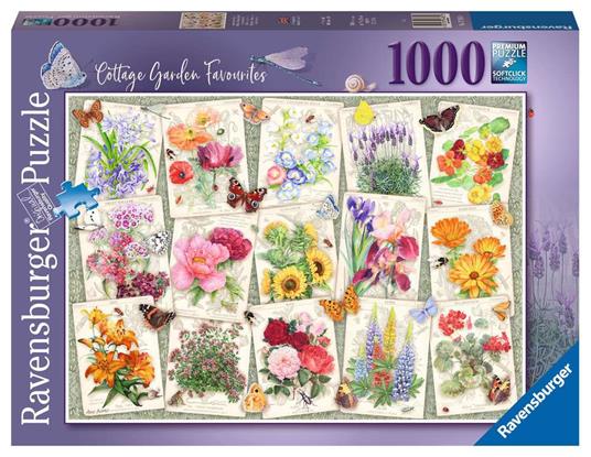 Ravensburger - Puzzle Collezione di fiori, 1000 Pezzi, Puzzle Adulti -  Ravensburger - Puzzle 1000 pz - illustrati - Puzzle da 300 a 1000 pezzi -  Giocattoli | IBS
