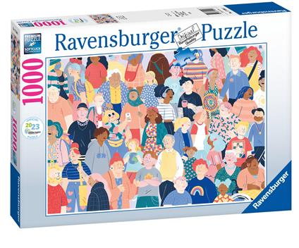 Ravensburger - Puzzle Puzzle People WJPC, 1000 Pezzi, Puzzle Adulti