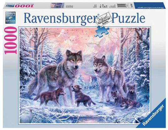 Lupi artici Puzzle 1000 pezzi Ravensburger (19146) - Ravensburger - 1000  pezzi Animali - Puzzle da 1000 a 3000 pezzi - Giocattoli | IBS