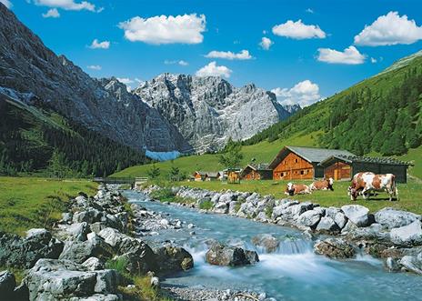 Ravensburger - Puzzle Monti Karwendel, Austria, 1000 Pezzi, Puzzle Adulti - 10