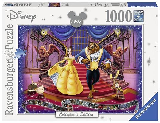 Ravensburger - Puzzle Disney Classic la Bella e la Bestia, Collezione Disney Collector's Edition, 1000 Pezzi, Puzzle Adulti - 4