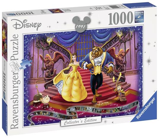 Ravensburger - Puzzle Disney Classic la Bella e la Bestia, Collezione Disney Collector's Edition, 1000 Pezzi, Puzzle Adulti - 10