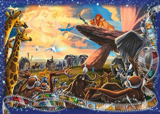 Ravensburger - Puzzle Disney Classic Il Re Leone, Collezione Disney Collector's Edition, 1000 Pezzi, Puzzle Adulti - 58