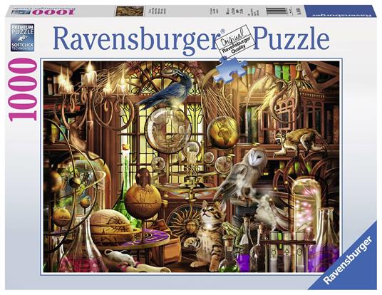 Ravensburger - Puzzle Laboratorio di Merlino, 1000 Pezzi, Puzzle Adulti