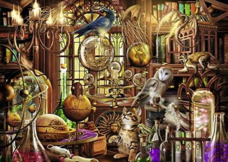 Ravensburger - Puzzle Laboratorio di Merlino, 1000 Pezzi, Puzzle Adulti - 4