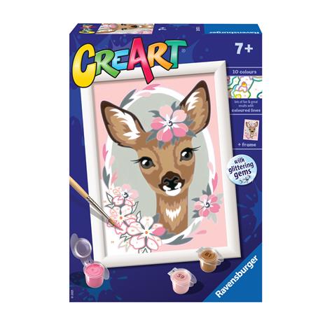 Ravensburger - CreArt Serie E: Bambi, Kit per Dipingere con i Numeri, - 2