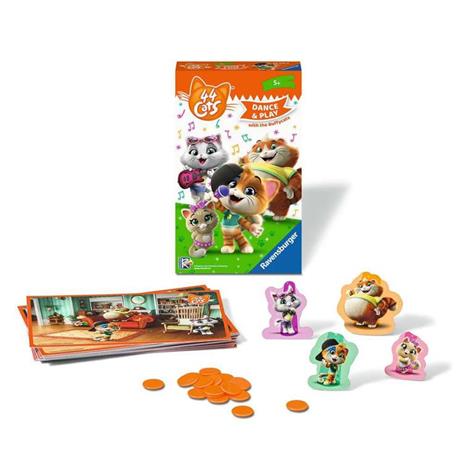 Ravensburger - 44 Gatti Travel, Gioco da Tavolo Tascabile, 2-4 Giocatori, 5+ Anni - 4