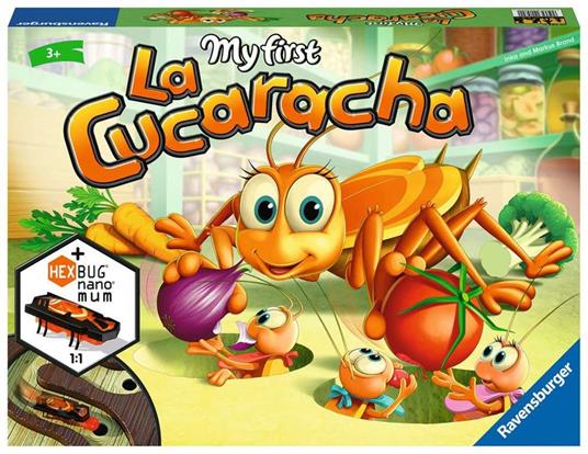 Ravensburger  My First La Cucaracha, Gioco Da Tavolo, Da 2 A 4 Giocatori, 3+ Anni