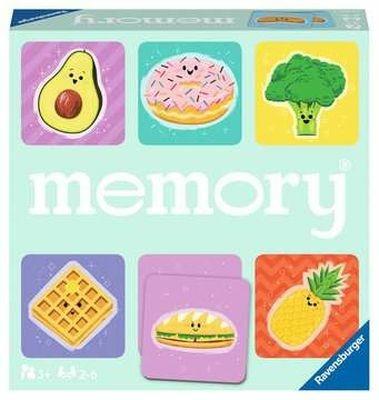 Ravensburger - Memory Versione Funny Food, 48 Tessere, Gioco Da Tavolo, 3+ Anni - 4