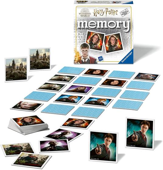 Ravensburger - Memory® Harry Potter, 64 Tessere, Gioco Da Tavolo, 3+ Anni - 2