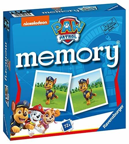 Ravensburger - Memory Versione Paw Patrol, 72 Tessere, Gioco Da Tavolo, 4+ Anni - 2