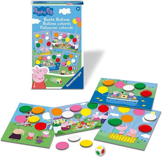 Ravensburger - Peppa Pig Dice Game, Gioco di Dadi con i Personaggi di Peppa Pig, 3+ Anni - 3