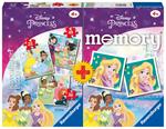 Ravensburger - Multipack Disney Princess, Memory 48 Carte + 3 PuzzleBambino da 25/36/49 pezzi, 4+ Anni