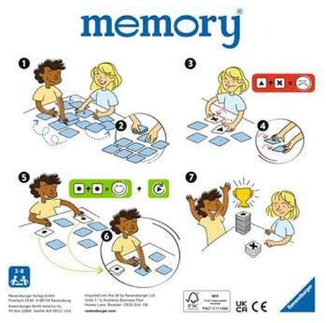 Ravensburger - Memory Animal Babies, 64 Tessere, Gioco Da Tavolo, 3+ Anni - 3