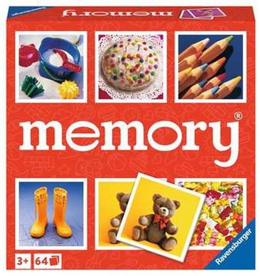 Ravensburger - Memory Junior, 64 Tessere, Gioco Da Tavolo, 3+ Anni - 2