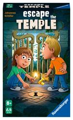 Ravensburger - Escape The Temple, Gioco Tascabile, 2-4 Giocatori, 8+ Anni