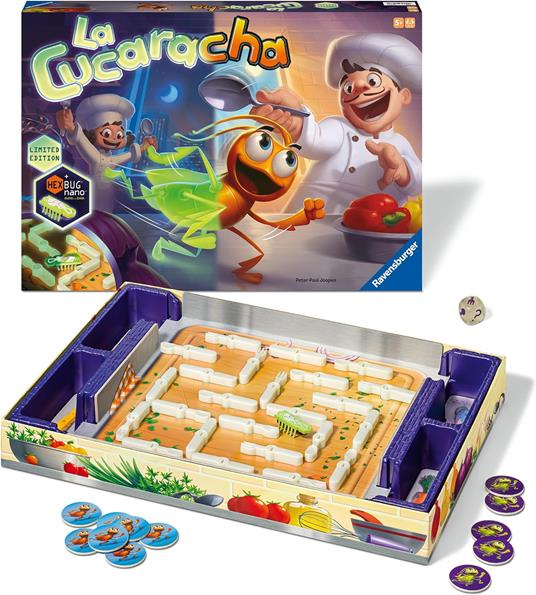 Ravensburger  La Cucaracha Glow in the Dark, Gioco Da Tavolo, Da 2 A 4 Giocatori, 6+ Anni - 5