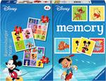 Ravensburger - Disney, Memory 48 Carte + 3 Puzzle Bambino da 25/36/49 pezzi, 4+ AnniBambino da 25/36/49 pezzi, 4+ Anni