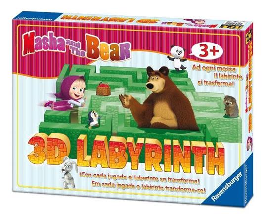 Labirinto Junior Masha e Orso Giochi di società Ravensburger (21180) -  Ravensburger - Serie Labirinto - Rompicapo - Giocattoli | IBS