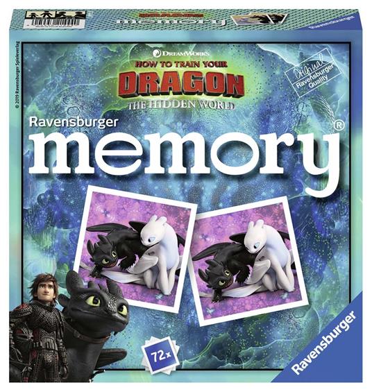 memory® zum neuen Kinofilm Drachenzähmen leicht gemacht 3: Die geheime Welt 1