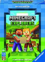 Ravensburger - Minecraft Explorers, Gioco di carte per tutta la famiglia, da 1 a 4 giocatori, 8+ anni