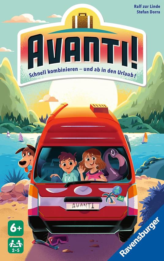 Ravensburger - Avanti!, Gioco Tascabile, 2-5 giocatori, 6+ anni - 2