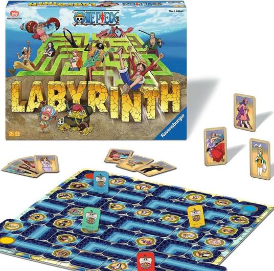 Ravensburger - Labirinto One Piece, Gioco da Tavolo per Tutta la Famiglia, 2-4 Giocatori, 7+ Anni, Edizione in Italiano - 4