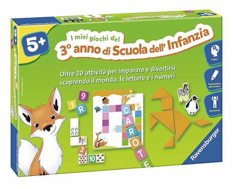 Ravensburger Italy-I Miei Giochi del Terzo Anno di Scuola dell'Infanzia, 24078 4 - 6